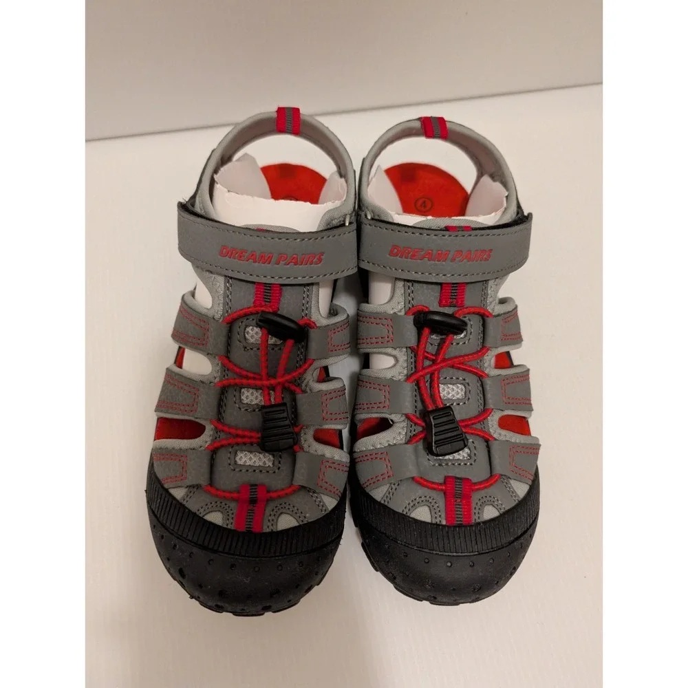 Dream Pairs Boys Girls Shoes Size 4 Closed Toe Outdoor Summer Sport‎ Sandals